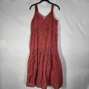 Joie Bondi Tea Rose Tiered Sleeveless Maxi Dress Womens Size Small